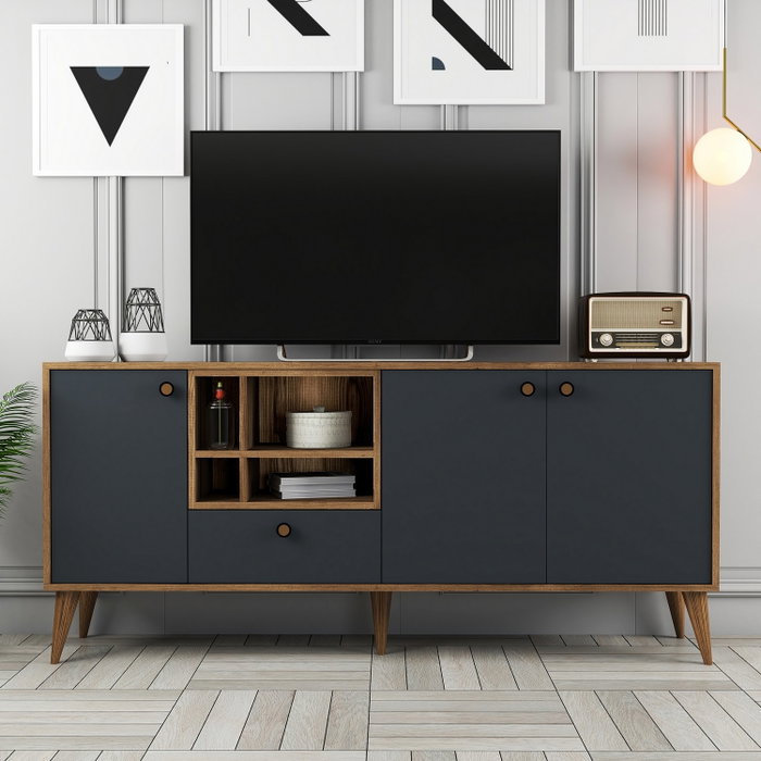 Hanah Home Napoli Antracita y Nogal